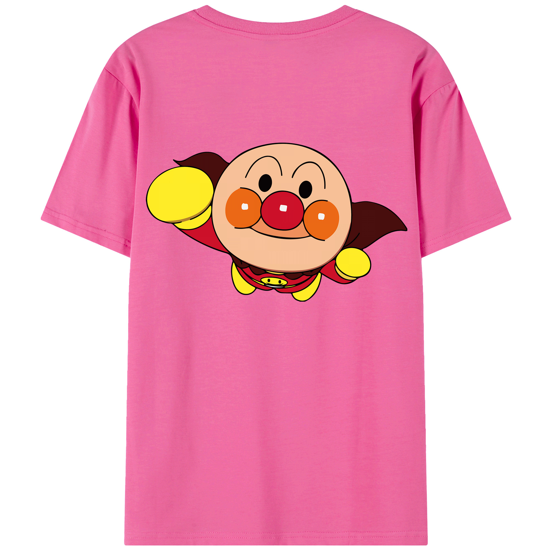 （画像用） アンパンマン Anpanman レディース半袖Tシャツ(バックプリント)